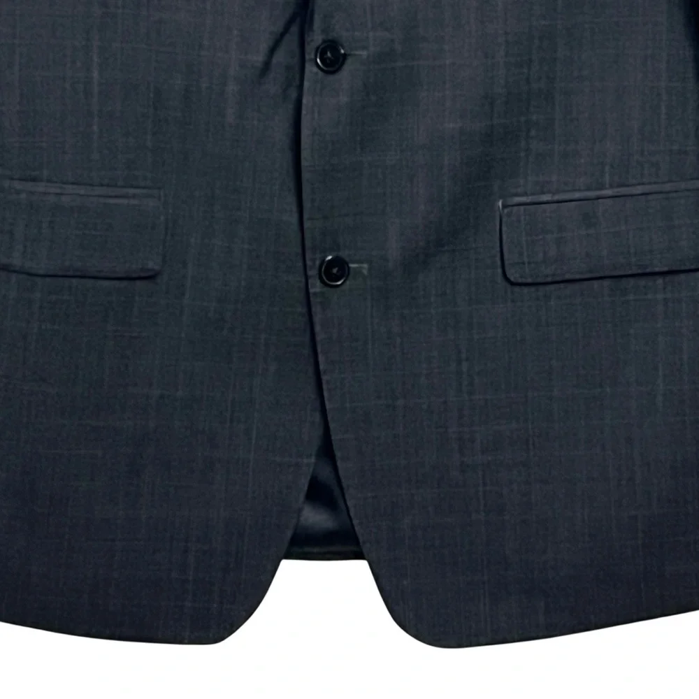 Marc Anthony Blazer Heatherd Charcoal  Men's Sz 44L  NWOT